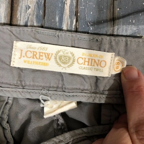 J.CREW Chino Pants Womens Size 8S Gray City Fit Broken In Classic Twill - Picture 7 of 12